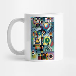 Circle and Square Geometry Mug